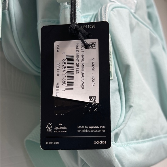 Adidas Mini Mint Backpack - Picture 2 of 4